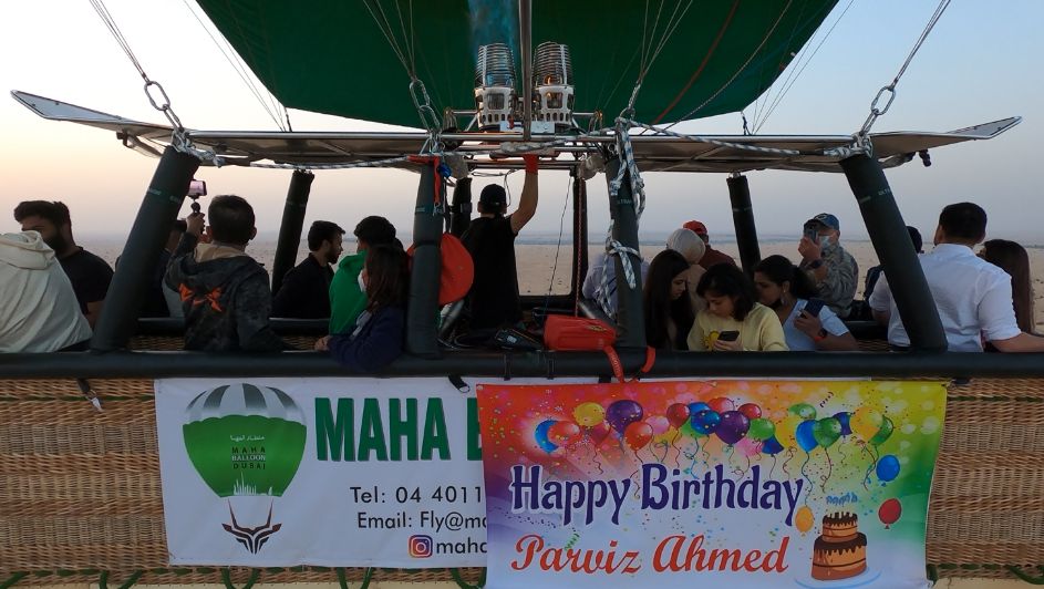 hot air balloon dubai- Maha Balloons